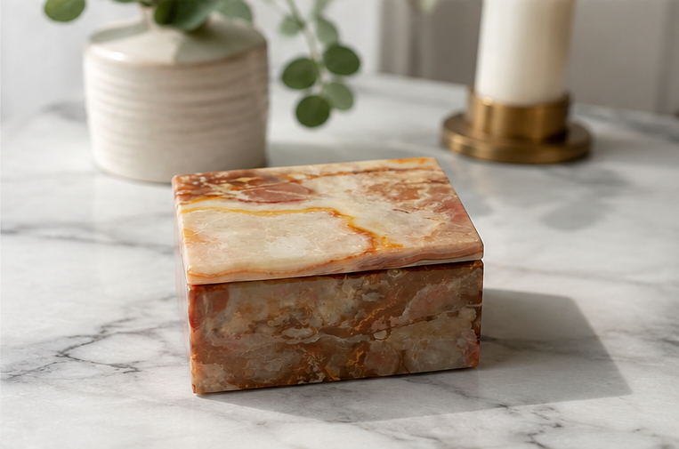 Sunset Onyx Keepsake Box