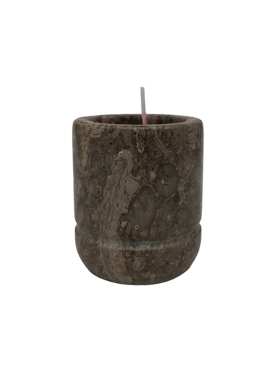 Candle in Oceanic Brown Jar