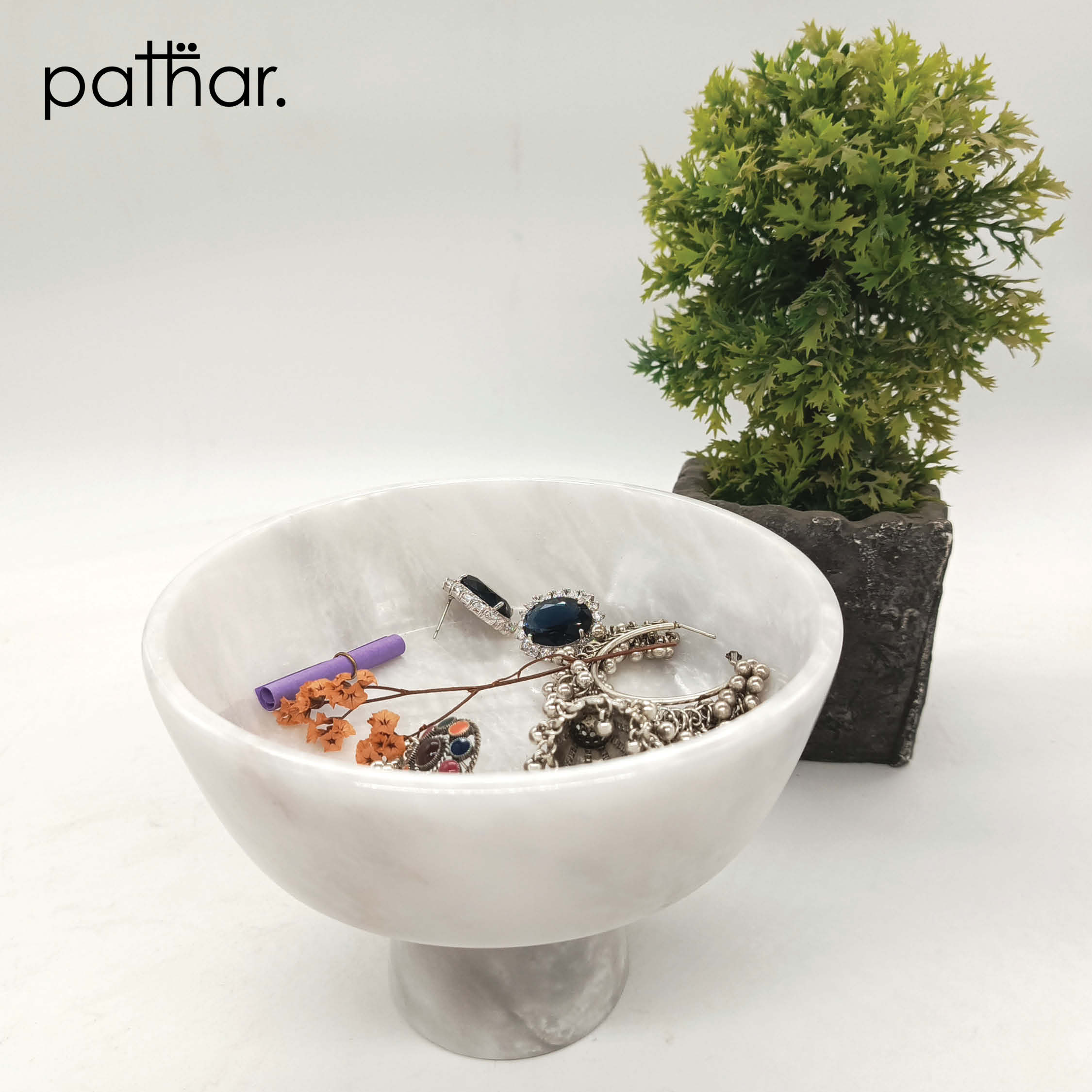 Fruit Stand - Jewelry Stand - Ziarat White