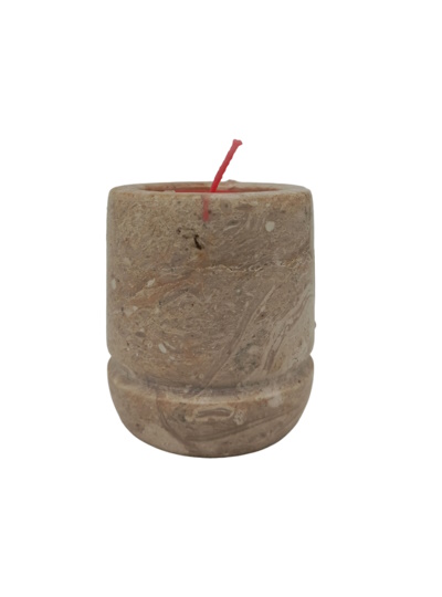 Candle in Tavera Jar