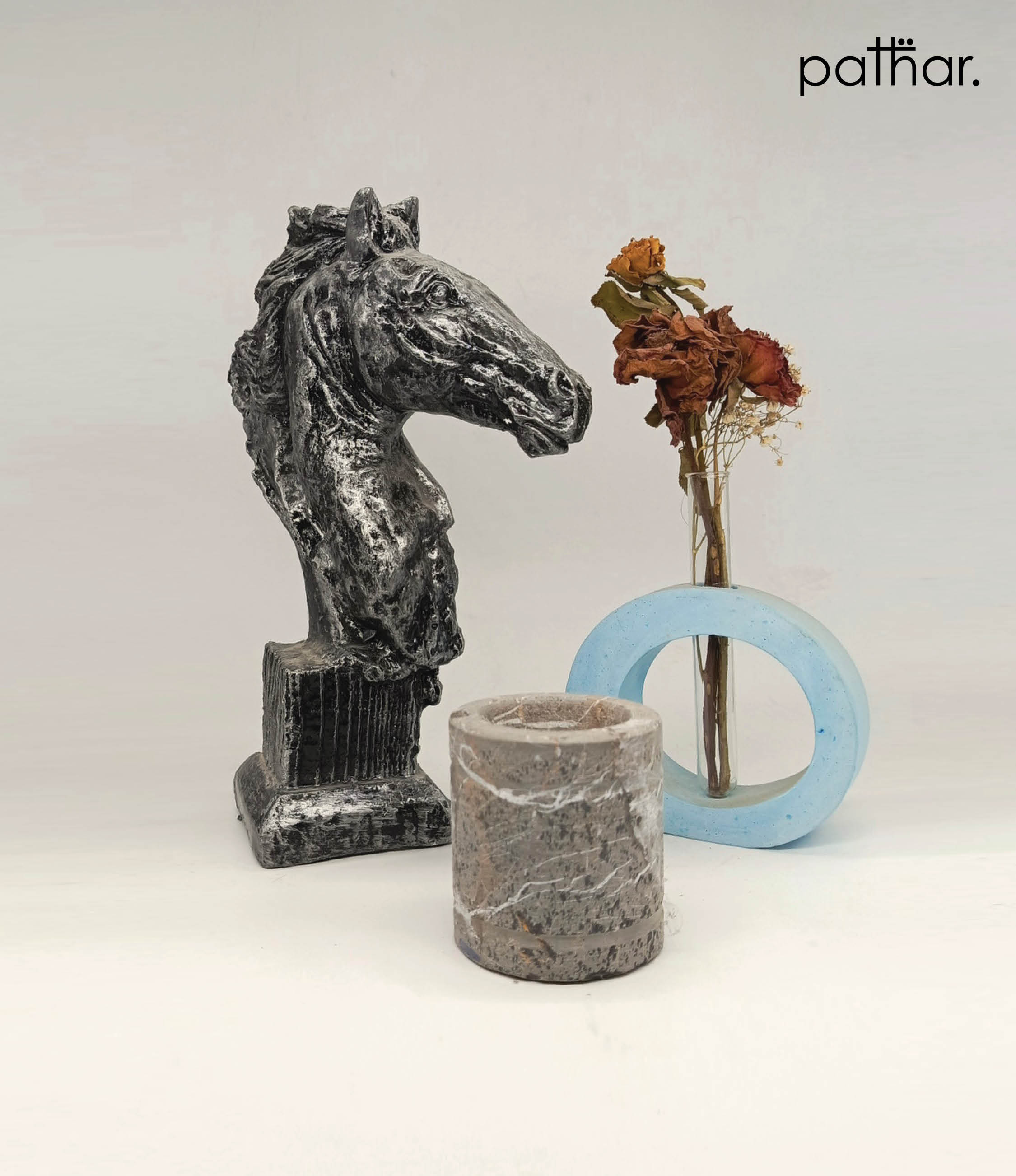 Oceanic Brown Marble Planter